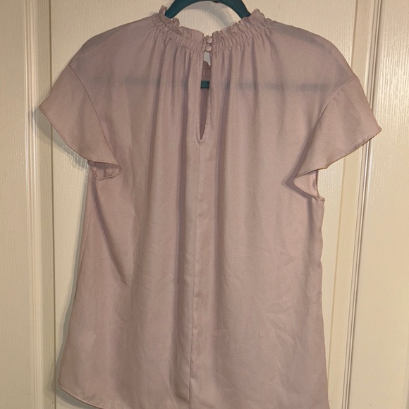Express Light Pink Ruffle Blouse - Picture 4 of 6